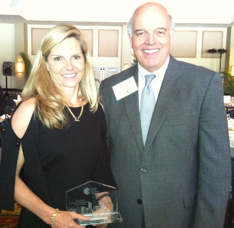 Ashley with Ron Shuffield, President of EWM Realtors