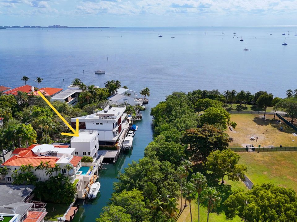 Coconut Grove Waterfront Home for Sale