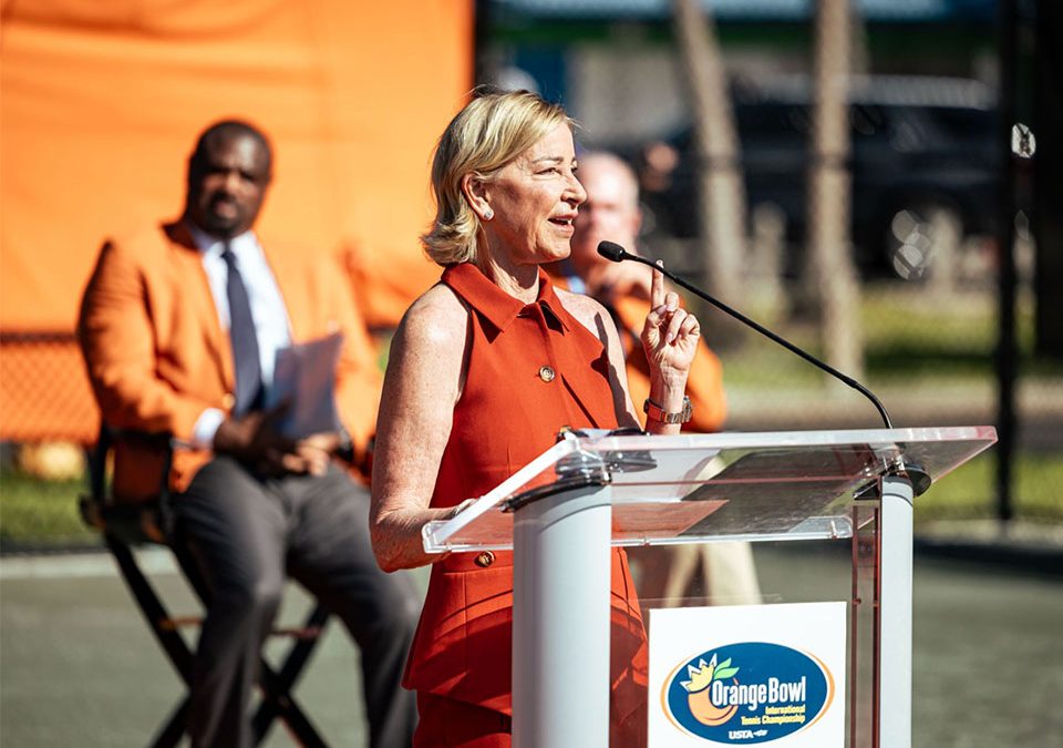 Chris Evert Stadium Court
